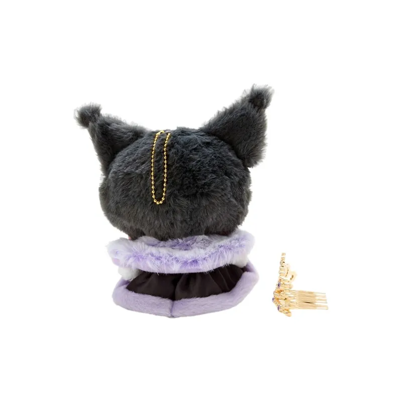 Sanrio Kuromi Tokikiku Tiara Crown Plush With Box Dolls Plush Doll 21cm Height-3