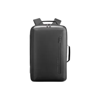 KINGSONS Polyester Backpack Men's Black