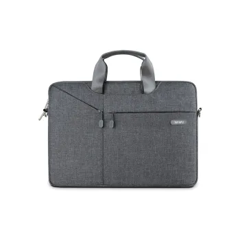 WIWU Nylon Handbag Laptop Bag Regular Unisex Trendy Black/Dark Gray/Light Gray/Rose Pink