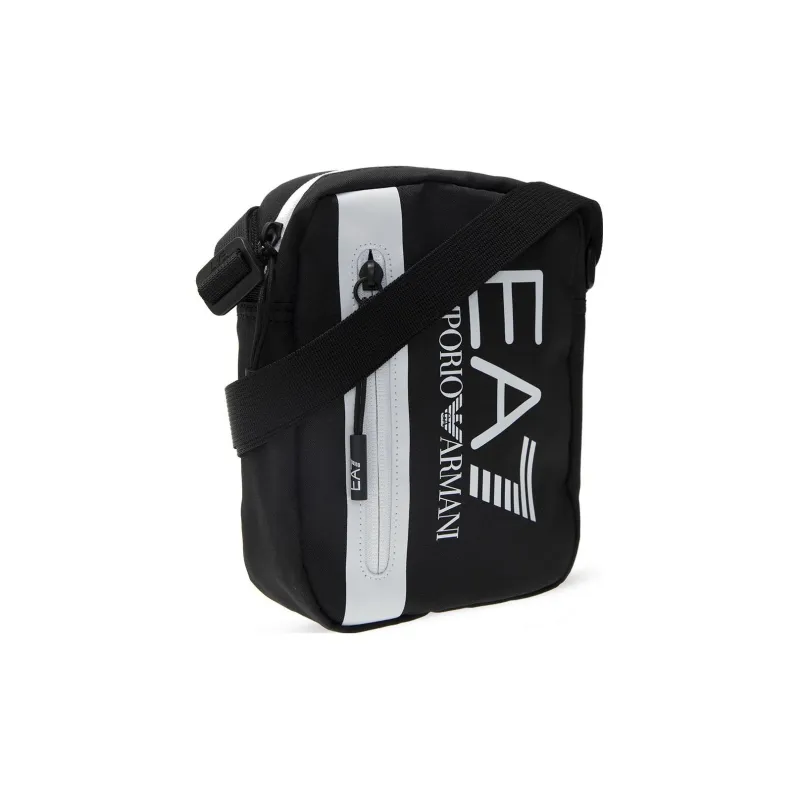 EMPORIO ARMANI Fabric Shoulder Bag Crossbody Bag Men's Black-4
