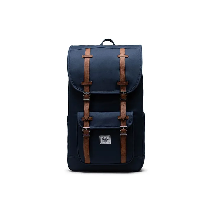 Herschel New Upgraded Eco Friendly Recycled Fabric Backpack Unisex Blue-0