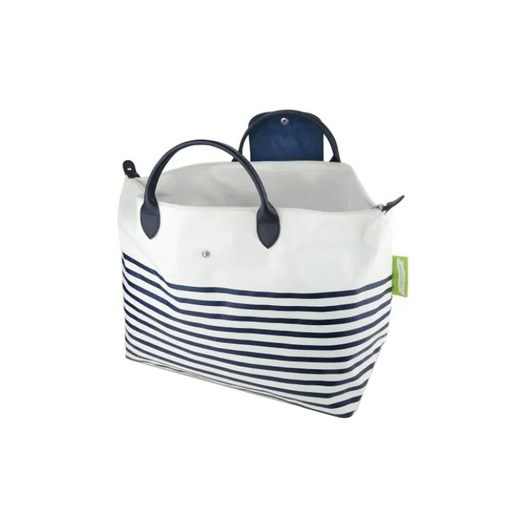 LONGCHAMP Recycled Nylon With Canvas Bag, Boston Bag, Travel Bag Large Size Unisex Multicolor-3