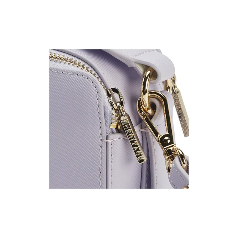 FILA Heritage Polyester Crossbody Bag Women's Light Lavender-4