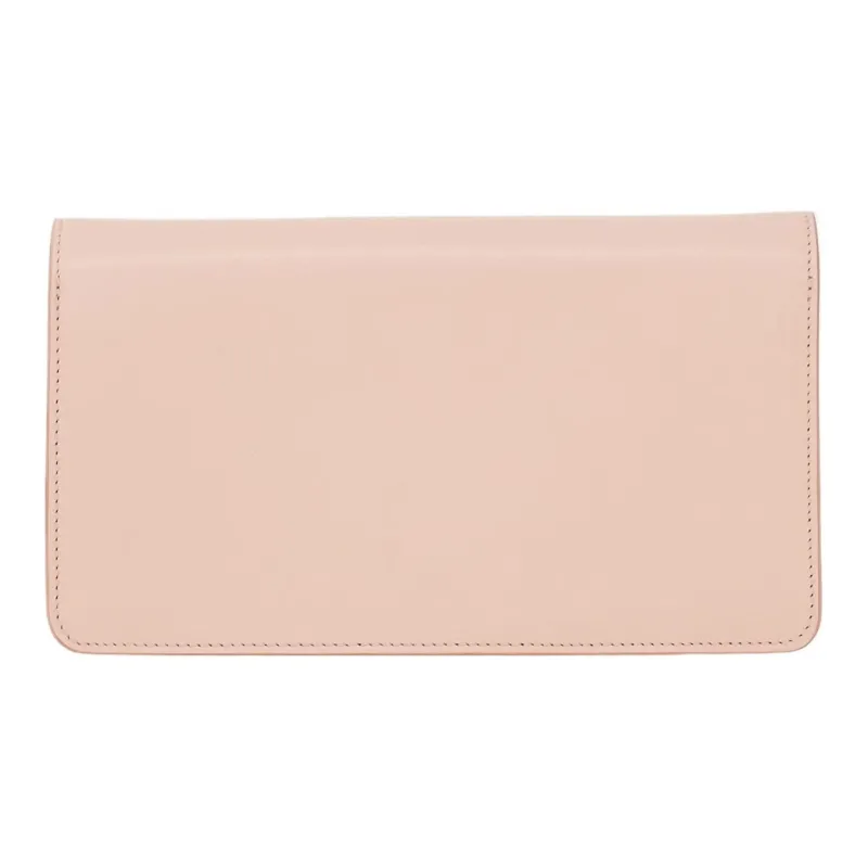 FERRAGAMO GANCINI Palm Calfskin Crossbody Bag Shoulder Bag Women's Nirende Pink & Optical White-3