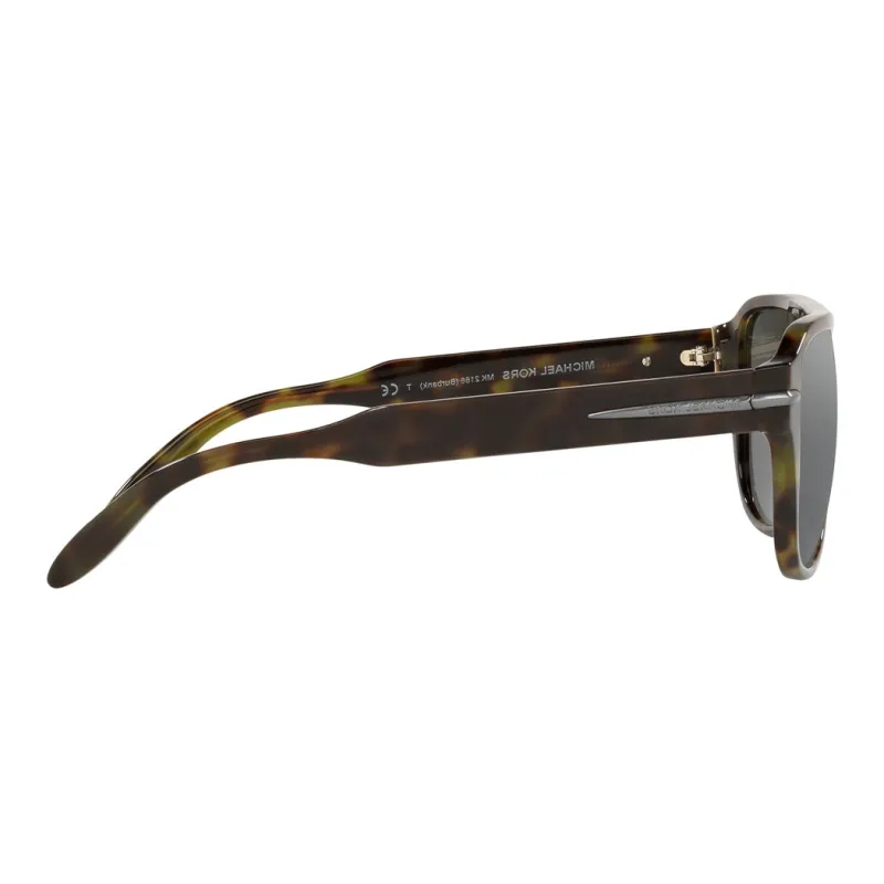 MICHAEL KORS Plastic Aviator Sunglasses Men's Brown-4