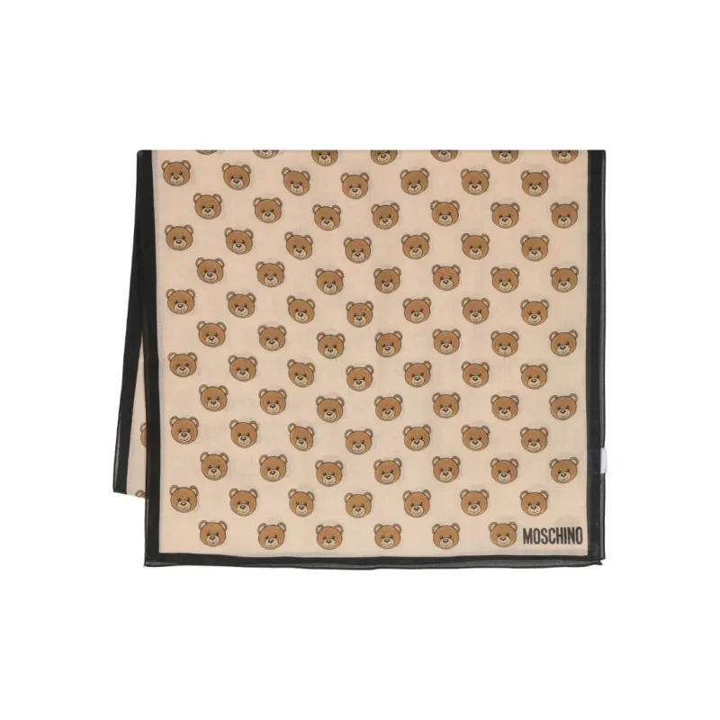 MOSCHINO Knit Scarves Women's Beige-0