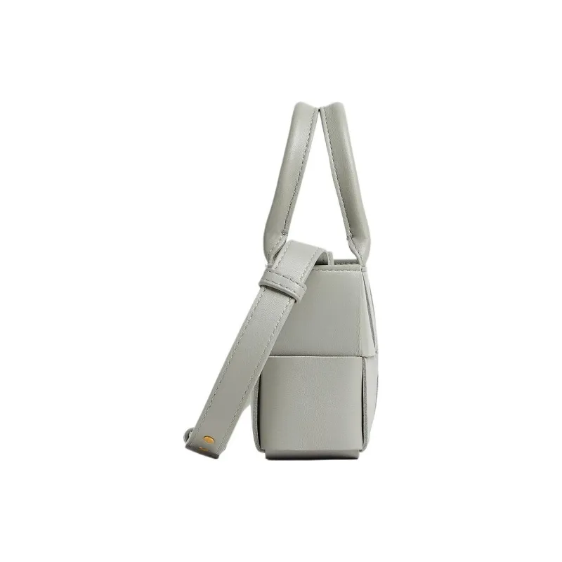 Bottega Veneta ARCO Sheepskin Tote Bag Shopping Bag Shoulder Bag Crossbody Bag Handbag Mini Women's Agate Gray-1