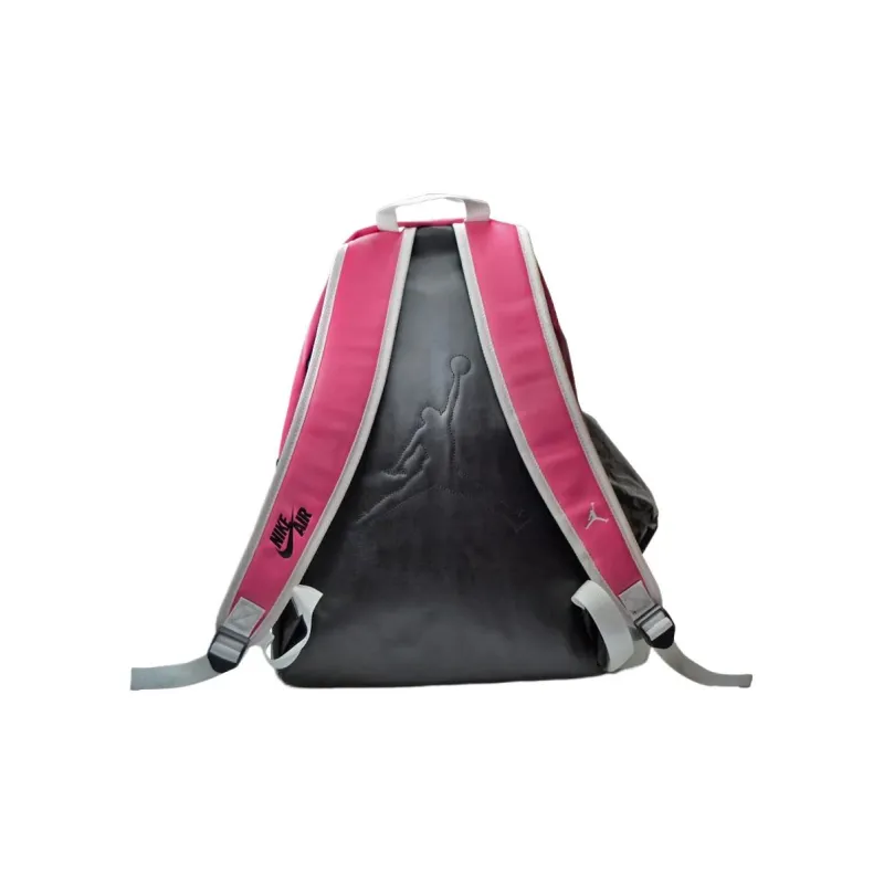 Jordan Polyester Basketball Bag Backpack Large Size Unisex Pink-2