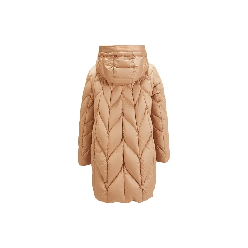 XIANGYING Down Jacket Women's Orange-1