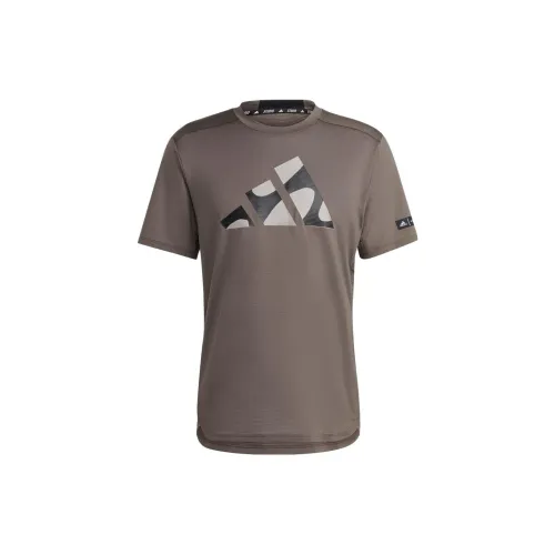 Marimekko Adidas X Marimekko T-Shirts Men Dark Brown