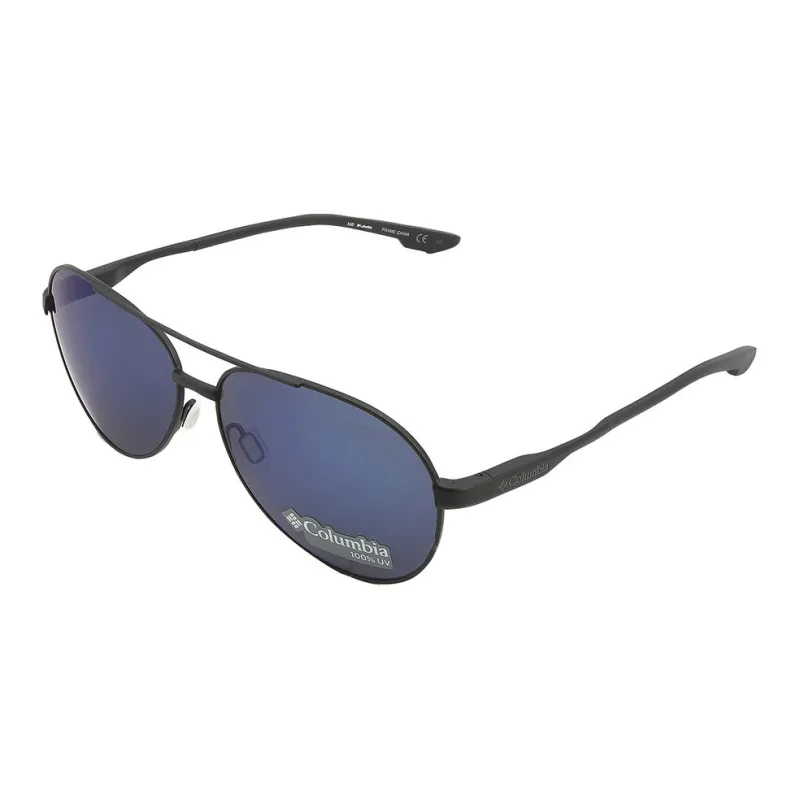 Columbia Metal Aviator Sunglasses Unisex Black-2