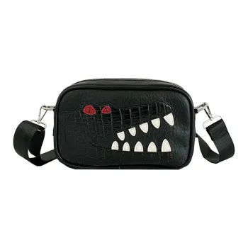 Slazenger PU Fanny Pack Camera Bag Sling Bag Crossbody Bag Shoulder Bag Regular Unisex Black/Brown
