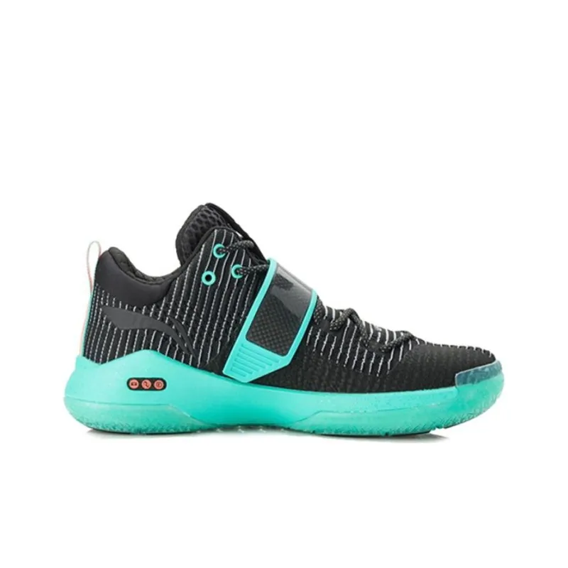 LiNing WOW 6 Anti Slip Wear Resistant Low Top Basketball Shoes Men's Green Black-1