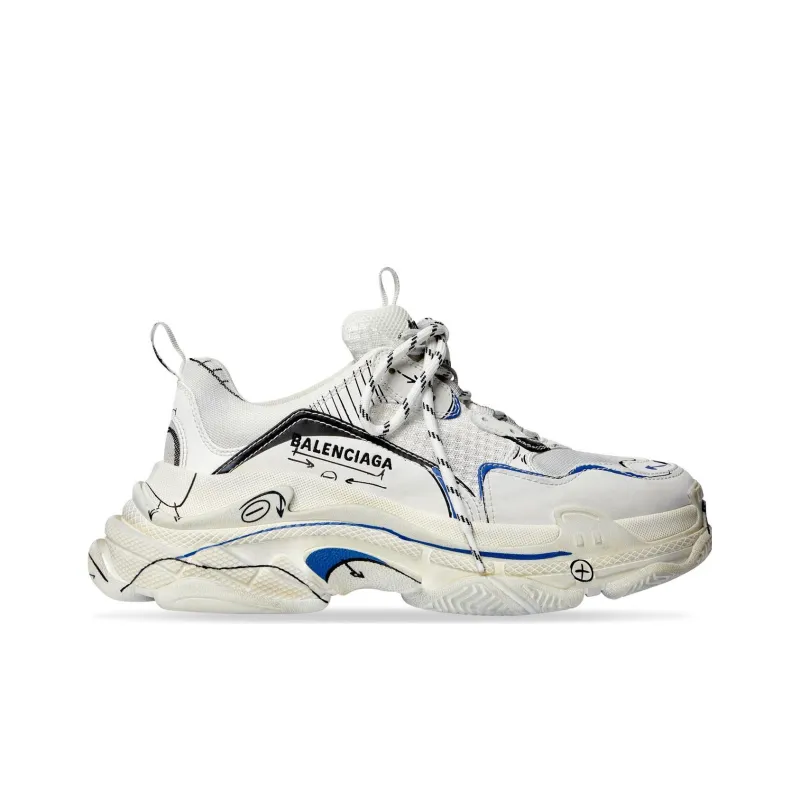 Balenciaga Triple S 'White'-1