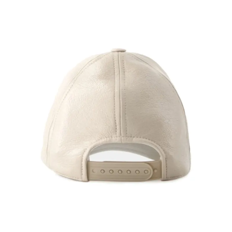 COURREGES Logo-embroidered Patent Cap-1
