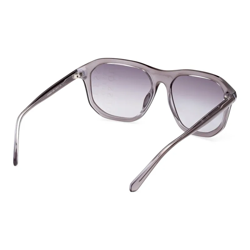 GUESS Plastic Square Sunglasses Men's Gray-4