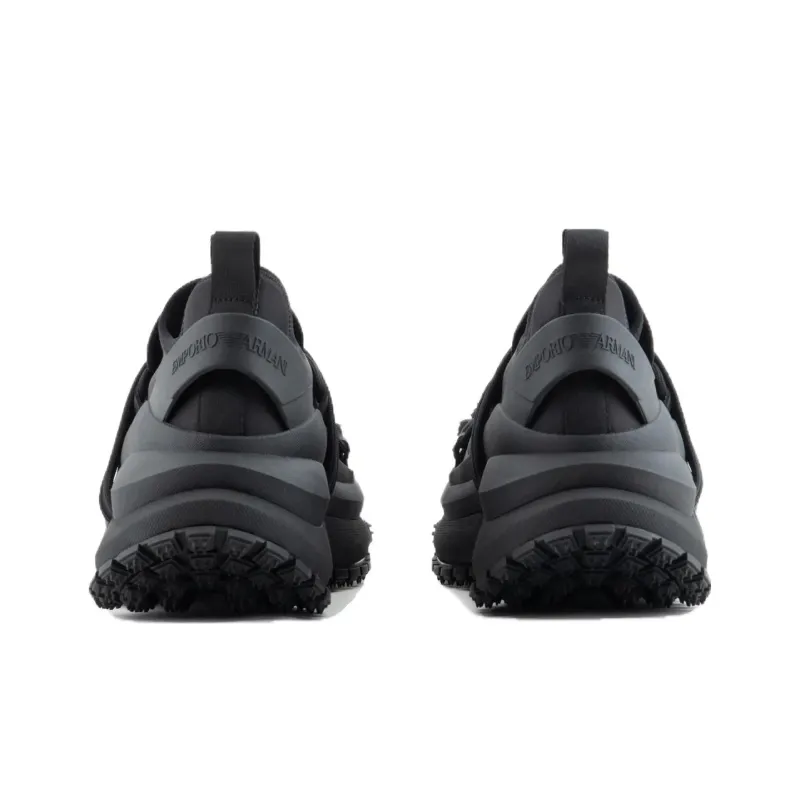 EMPORIO ARMANI Low Top Casual Shoes Men's Black-3