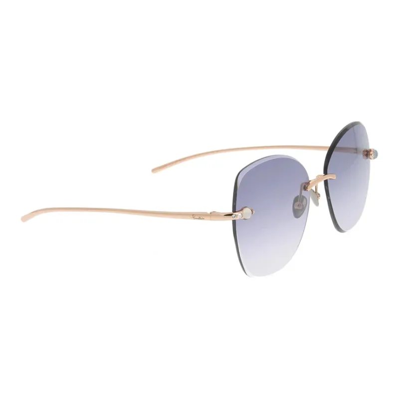POMELLATO Square Sunglasses Unisex Gold-1