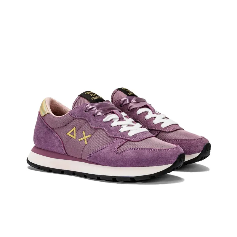 SUN68 Low Top Casual Shoes Women's Purple-1