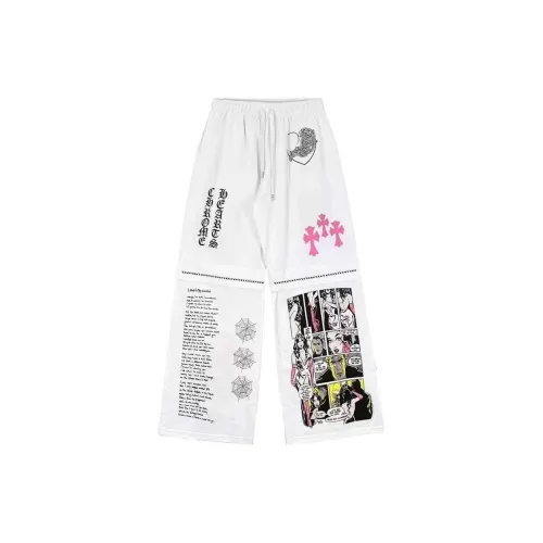 Chrome Hearts Casual Pants Unisex White