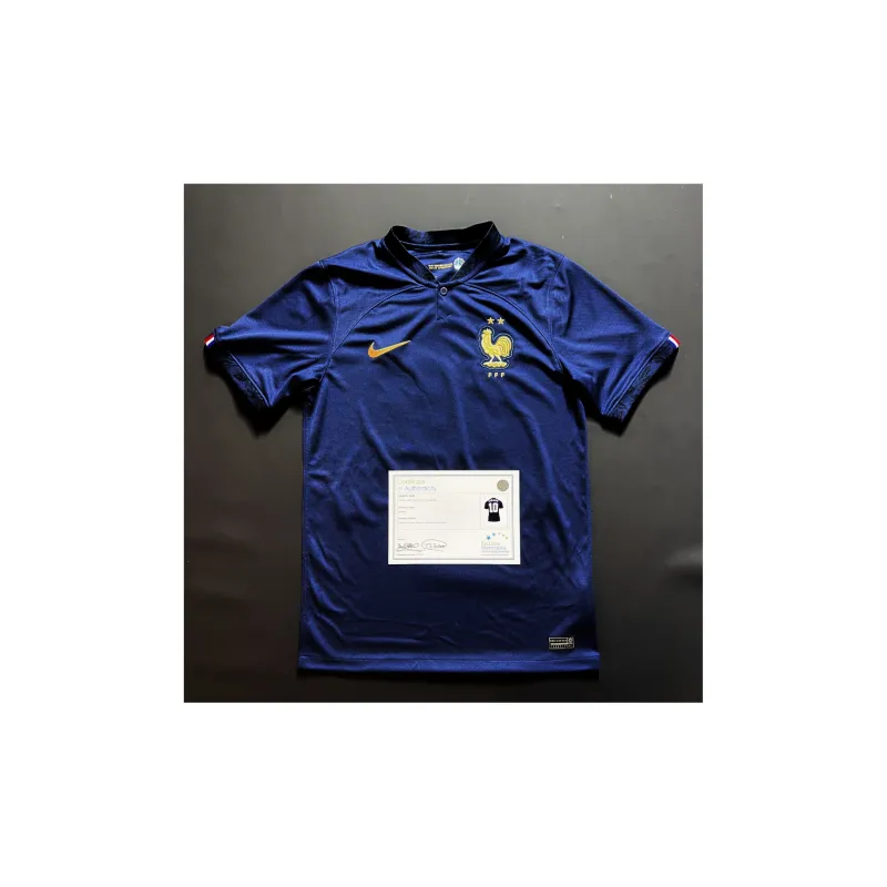 EM Zidane France Modern Jersey Includes Certification Certificate Not Framed-3