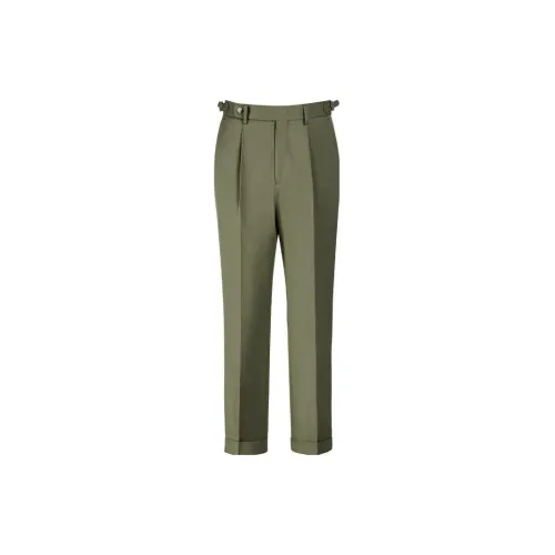 HUGO BOSS Suit Trousers Men Green