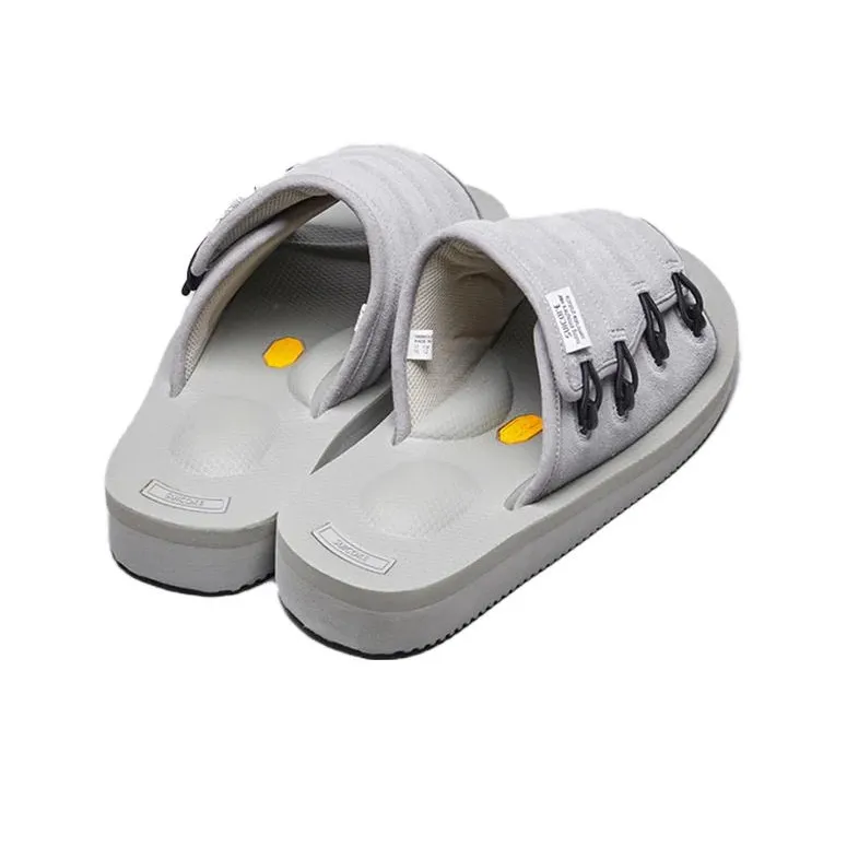 Suicoke Slide Slippers Unisex Gray-2