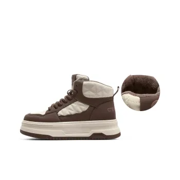 C°BANNER High Top Skateboard Shoes Women's Coffee