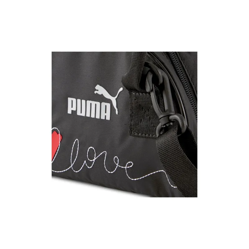 PUMA Polyester Pillow Bag Portable Handbag Regular Unisex Black-4
