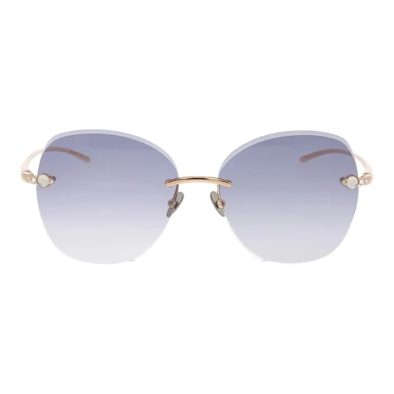 POMELLATO Square Sunglasses Unisex Gold-0