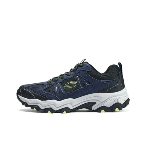 Skechers Stamina Chenglan Anti Slip Wear Resistant Low Top Outdoor Shoes Men's Blue Black
