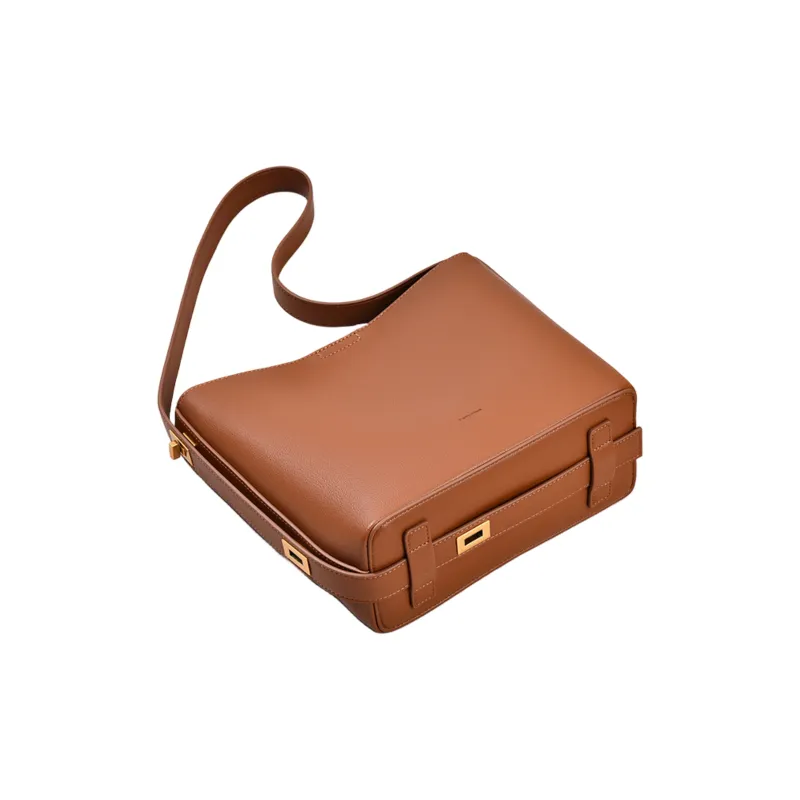 Versman PU Combo Bag, Shoulder Bag Large Size Women's Tea Brown, Khaki, Classic Black-2