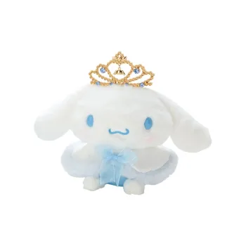 Sanrio Cinnamoroll Tokikiku Tiara Crown With Box Dolls Plush Doll 21cm Height