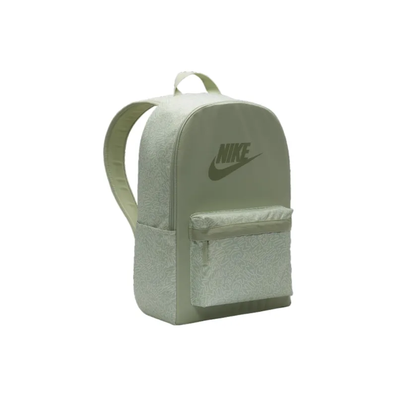 Nike Polyester Backpack Unisex Creamy Pink With Oil Green Accents-1