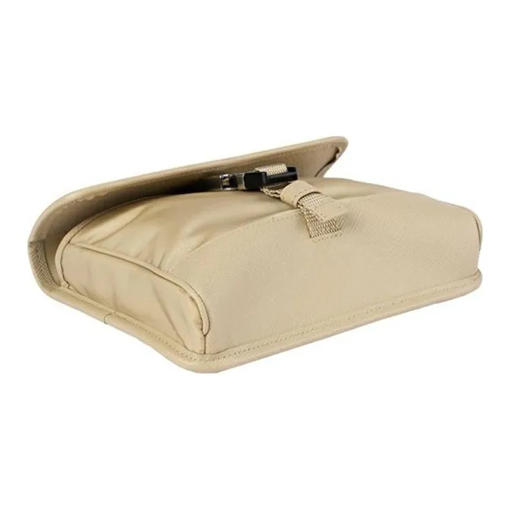 PRADA Saffiano Nylon Camera Bag Cell Phone Pouch Crossbody Bag Shoulder Bag Unisex Light Brown-4
