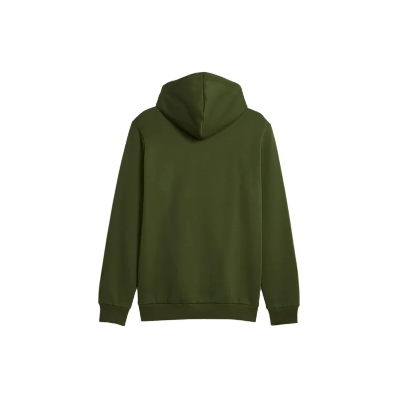 PUMA Sweat À Capuche Essentiels Big Logo Homme Sweatshirt Men's Olive Green-1