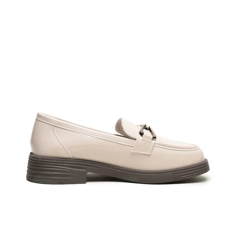 Mulinsen Loafers Women's Low Top Black/Beige-8