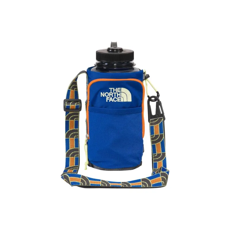 THE NORTH FACE Recycled Nylon Water Bottle Holder Shoulder Bag Crossbody Bag Medium Size Unisex Blue-0