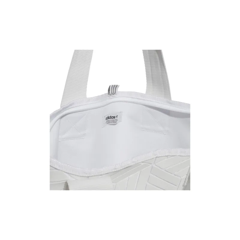 Adidas Originals Polyurethane Tote Bag Shopping Bag Shoulder Bags Handbags Unisex Pure White-3
