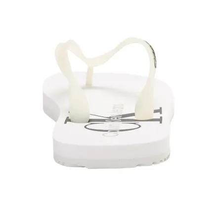 CKJ CALVIN KLEIN JEANS Flip Flops Men's Moon White-4