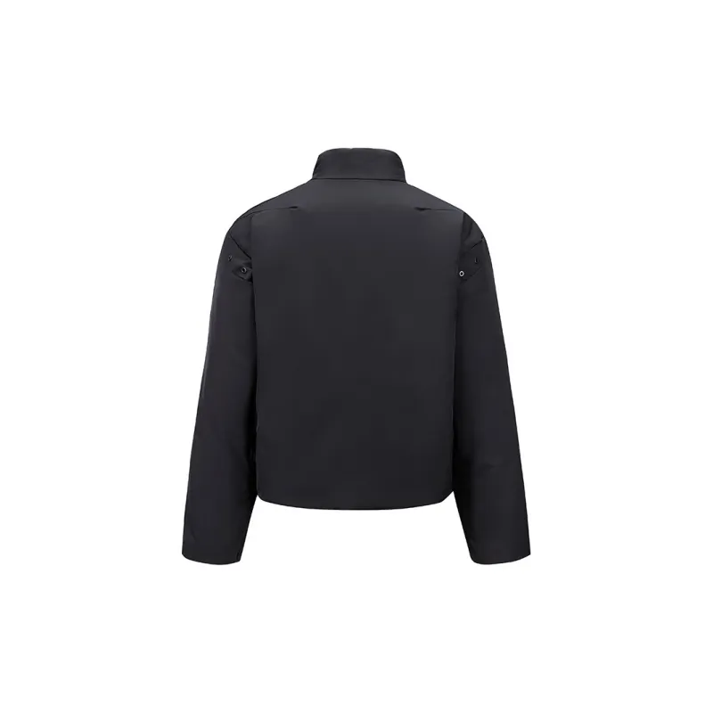 WHISTLEHUNTER Puffer Jacket Unisex Black-1