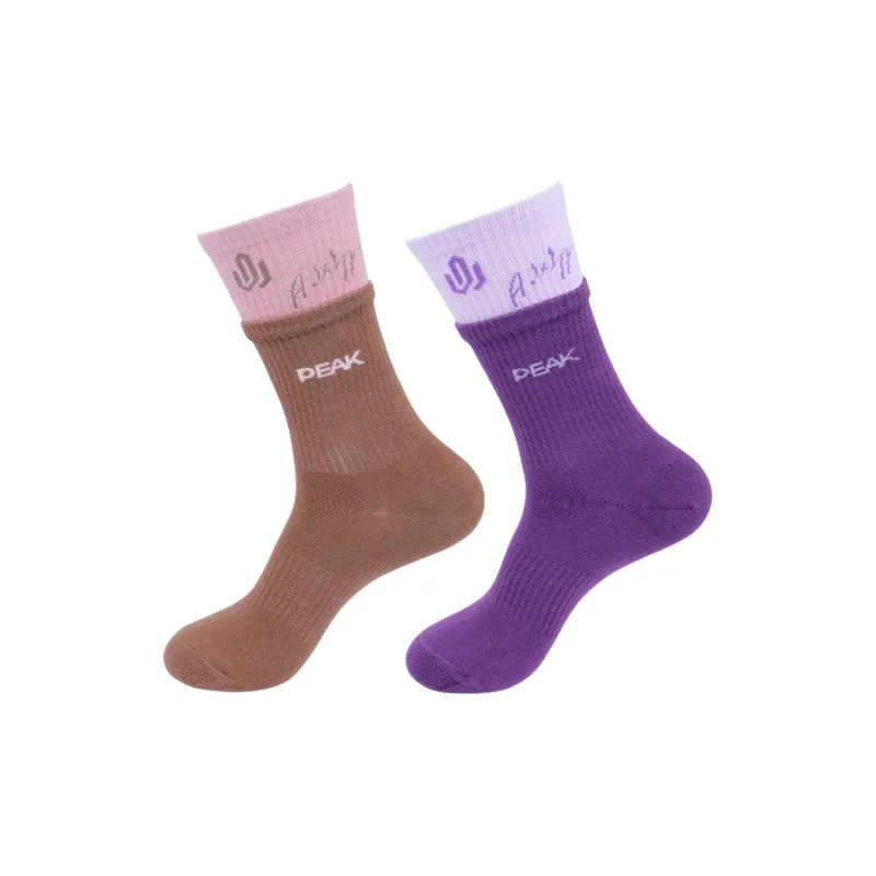 PEAK Wiggins AW1 Knee High Socks Unisex 2 Pack-11