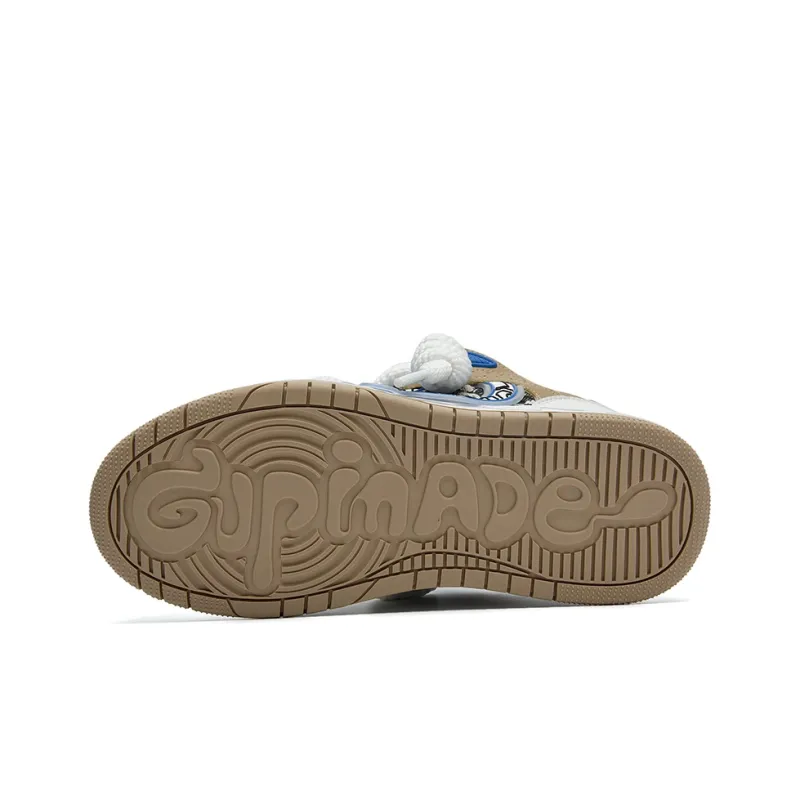 Isolated Manufacturing Cushioning Coverage Wear-Resistant Slip-Resistant Low-Top Skateboard Shoes Unisex-3
