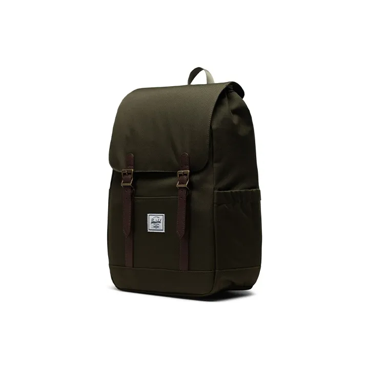 Herschel Recycled Material Backpack Small Size Unisex Green-2