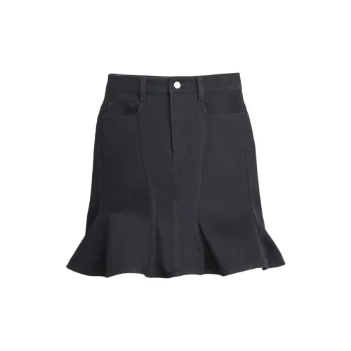 MARC JACOBS Fluted Denim Miniskirt