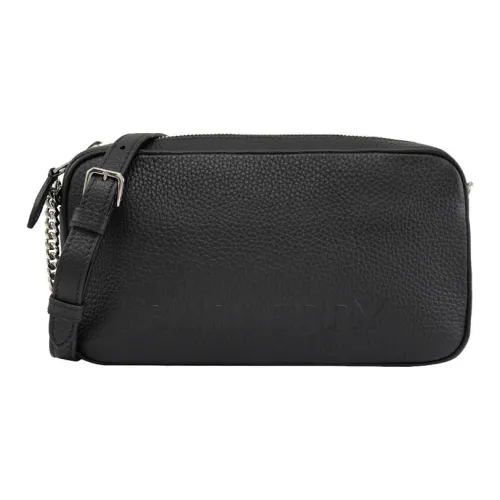Burberry Calfskin Shoulder Bag Women's Black