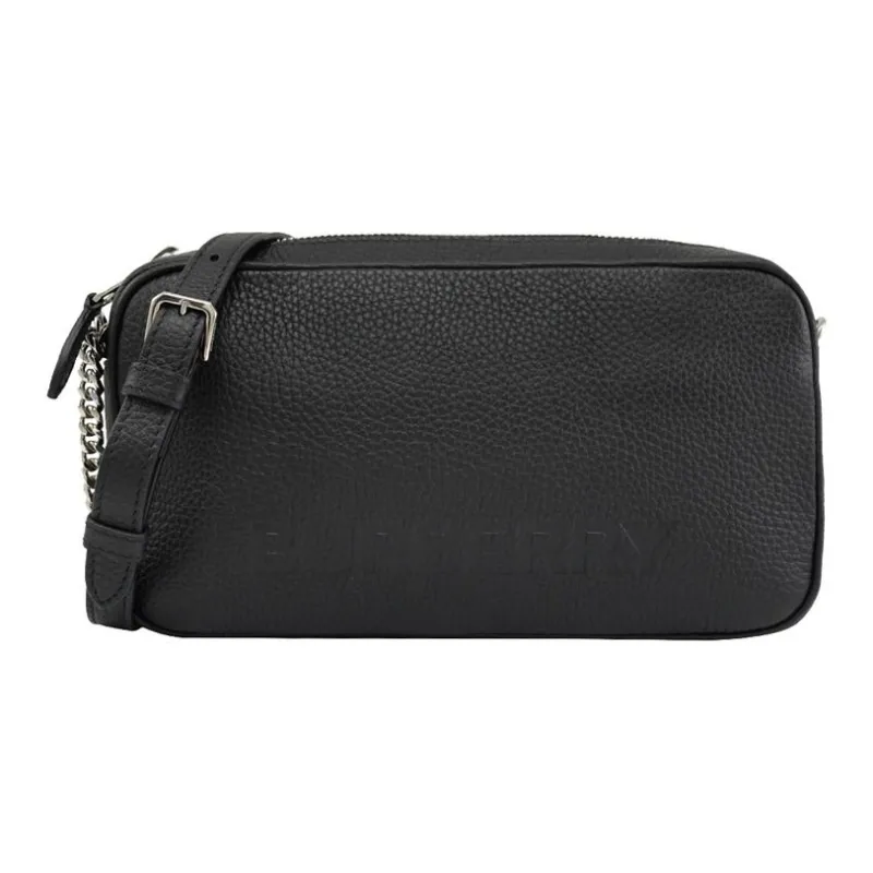 Burberry Calfskin Shoulder Bag Women's Black-0
