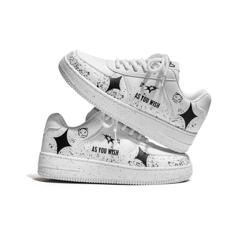 MIIOW Trend Party Series Anti-Slip And Wear-Resistant Height Increasing Coverage Low-Top Skateboard Shoes Unisex-2