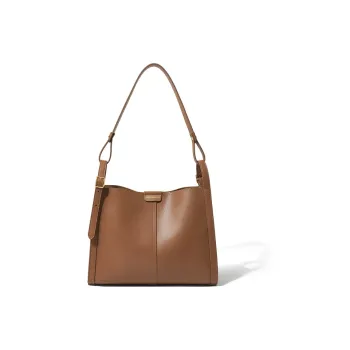 RED DRAGONFLY Cow Leather Tote Bag, Shopping Bag, Crossbody Bag, Shoulder Bag Regular Women's Brown