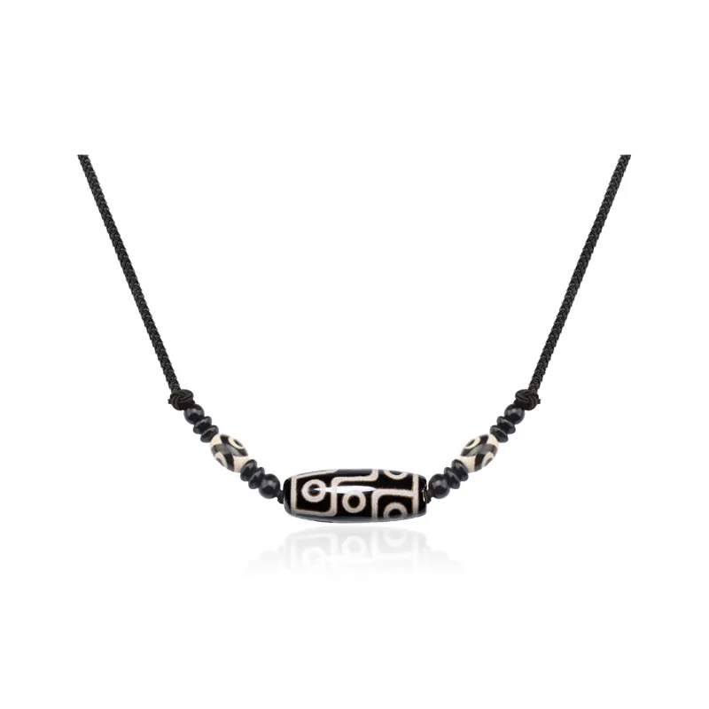 Far Mountain Joe Agate Jade Necklaces Unisex-0